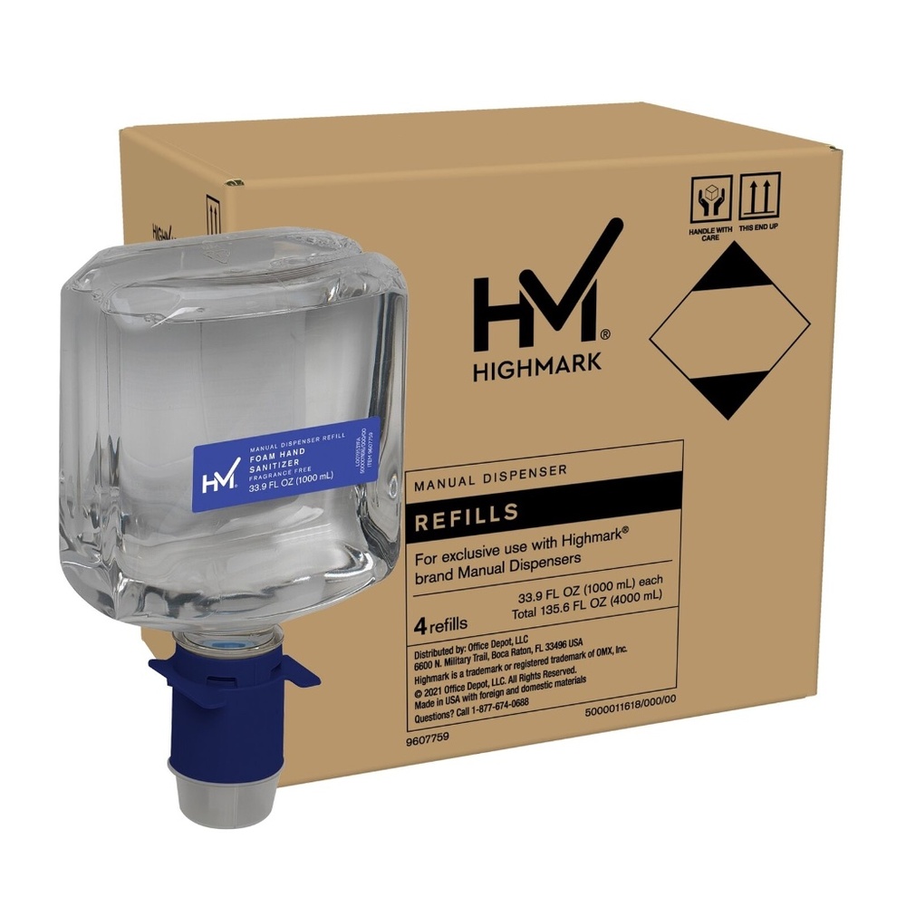 HIghmark Hand Sanitizer Refills Case of 4